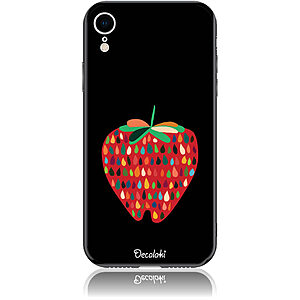 Θήκη για iPhone XR Unbite Strawberry Passion - Soft TPU