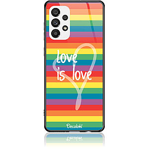 Θήκη για Samsung Galaxy A73 5G Love is Love - Tempered Glass