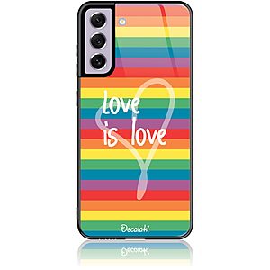 Θήκη για Samsung Galaxy S21 FE 5G Love is Love - Tempered Glass