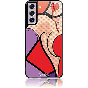 Θήκη για Samsung Galaxy S21 FE 5G Pop Art Jessica Rabbit - Tempered Glass