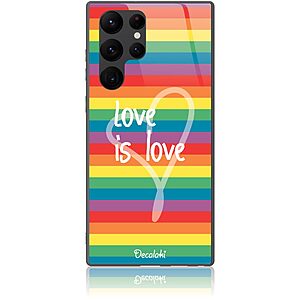Θήκη για Samsung Galaxy S22 Ultra 5G Love is Love - Tempered Glass