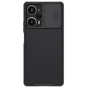 Θήκη Xiaomi Poco F5 5G NiLLkin Camshield Series Πλάτη με προστασία για την κάμερα από σκλήρό Premium TPU μαύρο