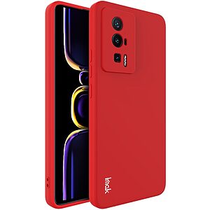 Θήκη Xiaomi Poco F5 Pro 5G IMAK UC-4 Series Soft Ultra Slim TPU πλάτη κόκκινο