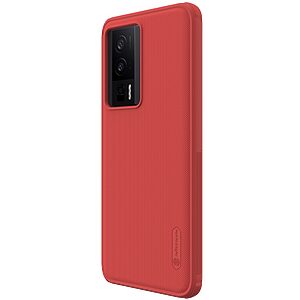 Θήκη Xiaomi Poco F5 Pro 5G NiLLkin Super Frosted Shield Pro Series Πλάτη από Premium σκληρό TPU κόκκινο - Image 4