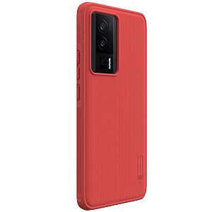 Θήκη Xiaomi Poco F5 Pro 5G NiLLkin Super Frosted Shield Pro Series Πλάτη από Premium σκληρό TPU κόκκινο - Image 5