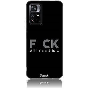Θήκη για Xiaomi Poco M4 Pro 5G F_ck All I Need Is U - Soft TPU