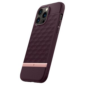 Caseology Parallax Mag by Spigen® Θήκη Σιλικόνης MagSafe για iPhone 14 Pro: Προστασία Κάμερας με Πιστοποίηση Αντοχής MIL-STD 810G-516.6 - Burgundy - Image 8
