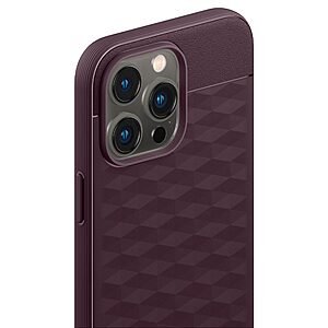 Caseology Parallax Mag by Spigen® Θήκη Σιλικόνης MagSafe για iPhone 14 Pro: Προστασία Κάμερας με Πιστοποίηση Αντοχής MIL-STD 810G-516.6 - Burgundy - Image 9