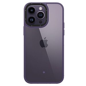 caseology skyfall iphone14 pro max transparent purple 1