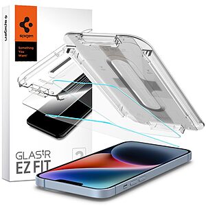 Spigen® Tempered Glas.tR "EZ FIT" Γυαλί Προστασίας οθόνης [x2.Σετ] για iPhone 13 / 13 Pro / 14