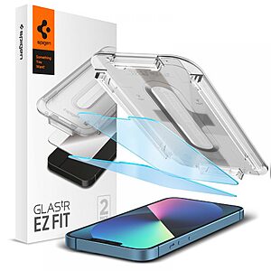 Spigen® Tempered Glas.tR "EZ FIT" Γυαλί Προστασίας οθόνης [x2.Σετ] για iPhone 13 / 13 Pro / 14 - [Anti-Blue]