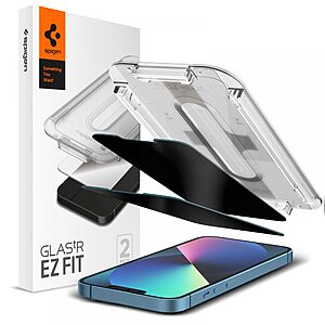 Spigen® Tempered Glas.tR "EZ FIT" Γυαλί Προστασίας οθόνης [x2.Σετ] για iPhone 13 Pro Max - Privacy [Προστασία Ιδιωτικότητας]