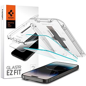 Spigen® Tempered Glas.tR "EZ FIT" Γυαλί Προστασίας οθόνης [x2.Σετ] για iPhone 14 Pro