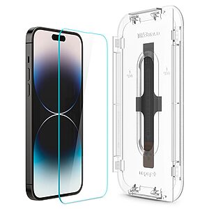 Spigen® Tempered Glas.tR "EZ FIT" Γυαλί Προστασίας οθόνης [x2.Σετ] για iPhone 14 Pro Max - Image 3