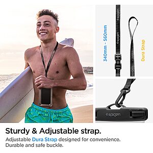 Spigen® A610 Universal - Έξυπνη Αδιάβροχη Θήκη [x2.Σετ] | Πιστοποίηση IPX8 | Αντοχή έως 30m | Επιπλέει για ασφάλεια | Συμβατή έως 6.9" - Crystal Clear - Image 10