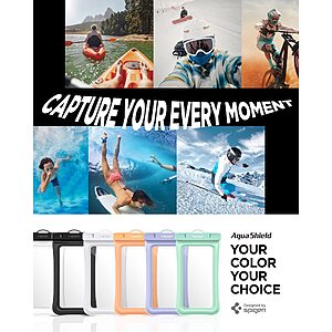 Spigen® A610 Universal - Έξυπνη Αδιάβροχη Θήκη | Πιστοποίηση IPX8 | Αντοχή έως 30m | Επιπλέει για ασφάλεια | Συμβατή έως 6.9" - Mint - Image 7