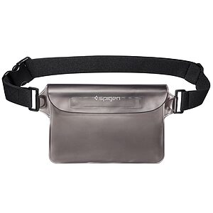 Spigen® A620 Universal - Έξυπνο Αδιάβροχο Τσαντάκι Μέσης [x2.Σετ] | Πιστοποίηση IPX8 | Αντοχή έως 30m | Τριπλό Στεγανό Κλείσιμο | Διαστάσεις 22x15cm - Black - Image 4