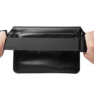 Spigen® A620 Universal - Έξυπνο Αδιάβροχο Τσαντάκι Μέσης [x2.Σετ] | Πιστοποίηση IPX8 | Αντοχή έως 30m | Τριπλό Στεγανό Κλείσιμο | Διαστάσεις 22x15cm - Black - Image 5