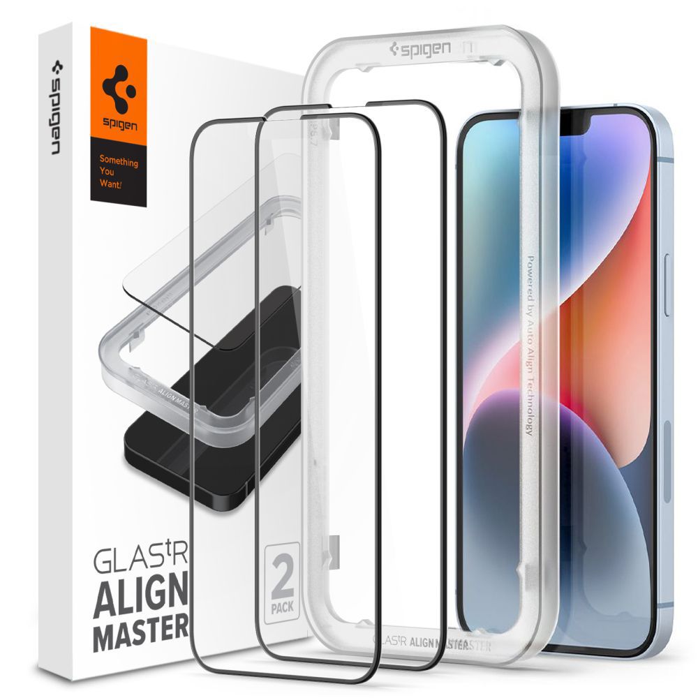Spigen® ALM Tempered Glass FC Γυαλί Προστασίας οθόνης Full Face [x2.Σετ