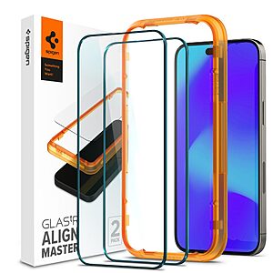 Spigen® ALM Tempered Glass FC Γυαλί Προστασίας οθόνης Full Face [x2.Σετ] για iPhone 14 Pro - Black