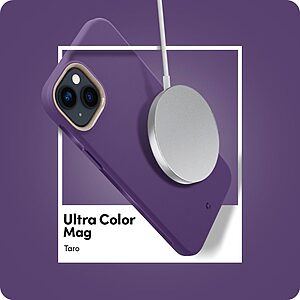 Spigen® Cyrill Ultra Color MagSafe για iPhone 14: Θήκη Σιλικόνης με Ενισχυμένες Γωνίες, Κομψή Εφαρμογή, Υψηλής Ποιότητας Προστασία από TPU και PC - Taro - Image 10