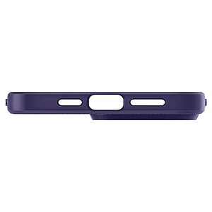 Spigen® Liquid Air για iPhone 14 Pro Max: Λεπτή Θήκη Σιλικόνης με αντικραδασμικές γωνίες, και Ανθεκτικό Premium TPU - Deep Purple - Image 6