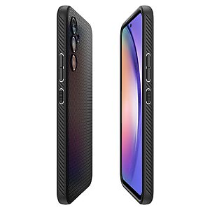 Spigen® Liquid Air για Samsung Galaxy A54 5G: Λεπτή Θήκη Σιλικόνης με αντικραδασμικές γωνίες, και Ανθεκτικό Premium TPU - Matte Black - Image 9