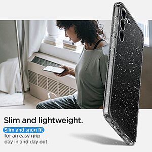 Spigen® Liquid Crystal για Samsung Galaxy S23: Λεπτή Θήκη Σιλικόνης από Ανθεκτικό TPU, με Αντικραδασμικές Ζώνες - Glitter Crystal - Image 5