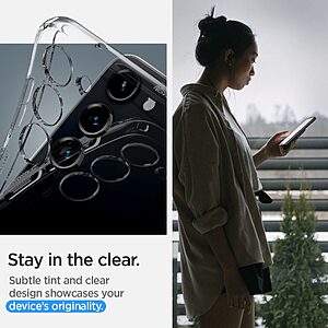 Spigen® Liquid Crystal για Samsung Galaxy S23: Λεπτή Θήκη Σιλικόνης από Ανθεκτικό TPU, με Αντικραδασμικές Ζώνες - Space Crystal - Image 3
