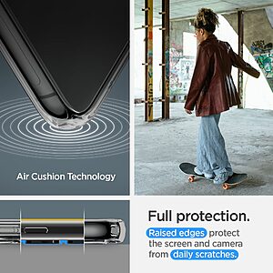 Spigen® Liquid Crystal για Samsung Galaxy S23: Λεπτή Θήκη Σιλικόνης από Ανθεκτικό TPU, με Αντικραδασμικές Ζώνες - Space Crystal - Image 4
