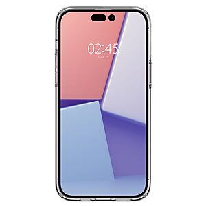 Spigen® Liquid Crystal για iPhone 14 Pro Max: Λεπτή Θήκη Σιλικόνης από Ανθεκτικό TPU, με Αντικραδασμικές Ζώνες - Crystal Clear - Image 3