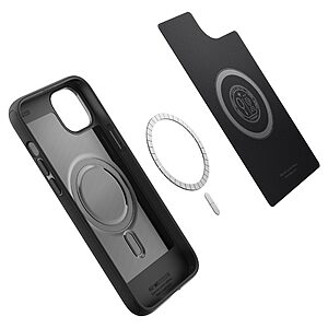 Spigen® Mag Armor MagFit για iPhone 14: Λεπτή Θήκη Σιλικόνης, Ανθεκτική από Premium TPU, Με Άψογη Εφαρμογή - Matte Black - Image 7