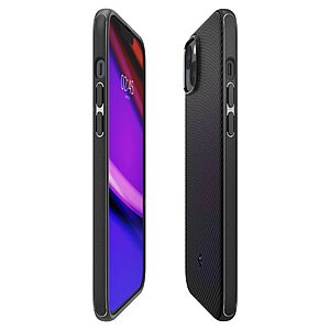 Spigen® Mag Armor MagFit για iPhone 14: Λεπτή Θήκη Σιλικόνης, Ανθεκτική από Premium TPU, Με Άψογη Εφαρμογή - Matte Black - Image 10