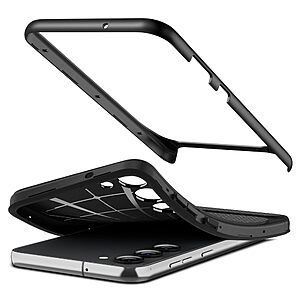 Spigen® Neo Hybrid για Samsung Galaxy S23: Ανθεκτική στην UV Ακτινοβολία, Ελαφριά Θήκη Σιλικόνης, Με Προστασία MIL-STD 810G-516.6 από Πτώσεις - Black - Image 8