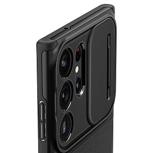 Spigen® Optik Armor για Samsung Galaxy S23 Ultra: Θήκη Σιλικόνης, Με Προστασία καμερών, Πιστοποίηση Αντοχής MIL-STD 810G-516.6 - Black - Image 8