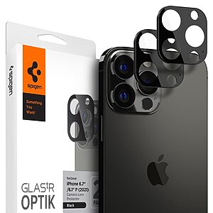 Spigen® Optik Pro Προστατευτικό Γυαλί Κάμερας [x2.Σετ] για iPhone 13 Pro / 13 Pro Max - Graphite
