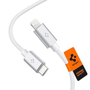 Spigen® PB2200 Arcwire - Εύκαμπτο και Ανθεκτικό Καλώδιο | USB-C/Lightning | Power Delivery | Πιστοποίηση MFi από Apple | Ενισχυμένος Αλουμινένιος Σύνδεσμος | 2.0m - Image 2