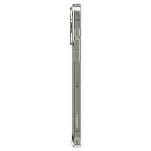 Spigen® Quartz Hybrid για iPhone 14 Pro: Θήκη από Tempered Glass και ΤPU, Ανθεκτική σε Γρατζουνιές και Πτώσεις - Πιστοποίηση Αντοχής MIL-STD 810G-516.6 - Crystal Clear - Image 4