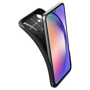 Spigen® Rugged Armor για Samsung Galaxy A54: Θήκη Σιλικόνης Brushed, Λεπτή και Ανθεκτική σε Γρατζουνιές και Πτώσεις - Πιστοποίηση MIL-STD 810G-516.6 - Black Matte - Image 7