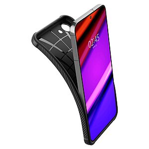 Spigen® Rugged Armor για Samsung Galaxy S23: Θήκη Σιλικόνης Brushed, Λεπτή και Ανθεκτική σε Γρατζουνιές και Πτώσεις - Πιστοποίηση MIL-STD 810G-516.6 - Black Matte - Image 8