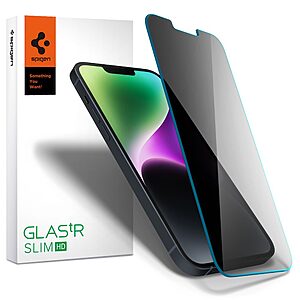 Spigen® Tempered Glas.tR SLIM Γυαλί Προστασίας οθόνης για iPhone 13 / 13 Pro / 14 - Privacy [Προστασία Ιδιωτικότητας]