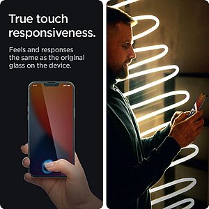 Spigen® Tempered Glas.tR SLIM Γυαλί Προστασίας οθόνης για iPhone 13 Pro Max / 14 Plus - Privacy [Προστασία Ιδιωτικότητας] - Image 3