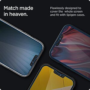 Spigen® Tempered Glas.tR SLIM Γυαλί Προστασίας οθόνης για iPhone 13 Pro Max / 14 Plus - Privacy [Προστασία Ιδιωτικότητας] - Image 5