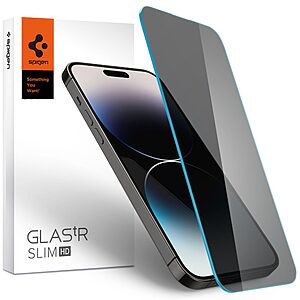Spigen® Tempered Glas.tR SLIM Γυαλί Προστασίας οθόνης για iPhone 14 Pro Max - Privacy [Προστασία Ιδιωτικότητας]