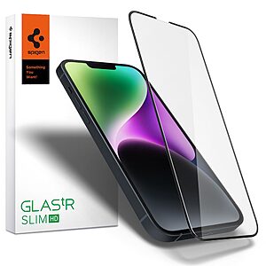 Spigen® Tempered Glass FC Γυαλί Προστασίας οθόνης Full Face για iPhone 13 / 13 Pro / 14 - Black