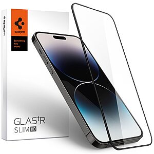 Spigen® Tempered Glass FC Γυαλί Προστασίας οθόνης Full Face για iPhone 14 Pro Max - Black