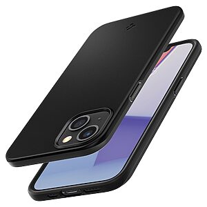 Spigen® Thin Fit για iPhone 13: Υπερ-Λεπτή, Ανθεκτική και Εύκαμπτη Θήκη (1,55mm), από Premium Πλαστικό - Black - Image 6