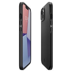 Spigen® Thin Fit για iPhone 13: Υπερ-Λεπτή, Ανθεκτική και Εύκαμπτη Θήκη (1,55mm), από Premium Πλαστικό - Black - Image 7