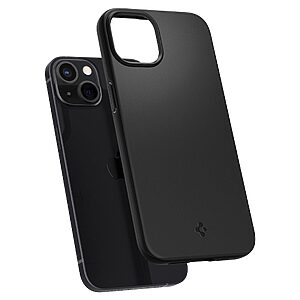 Spigen® Thin Fit για iPhone 13: Υπερ-Λεπτή, Ανθεκτική και Εύκαμπτη Θήκη (1,55mm), από Premium Πλαστικό - Black - Image 8