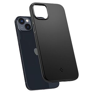 Spigen® Thin Fit για iPhone 14: Υπερ-Λεπτή, Ανθεκτική και Εύκαμπτη Θήκη (1,55mm), από Premium Πλαστικό - Black - Image 8